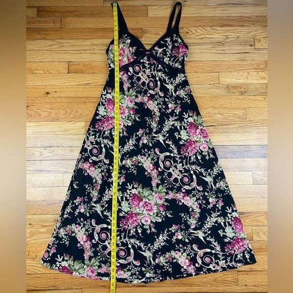 Oscar De La Renta Pink Label Floral Maxi Slip dress Size Medium - Picture 4 of 9